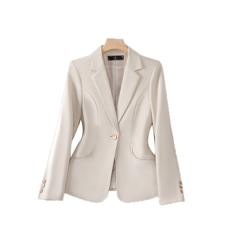 Men Formal Wear Clothes - New Women's Long-sleeved Professional Small Suit