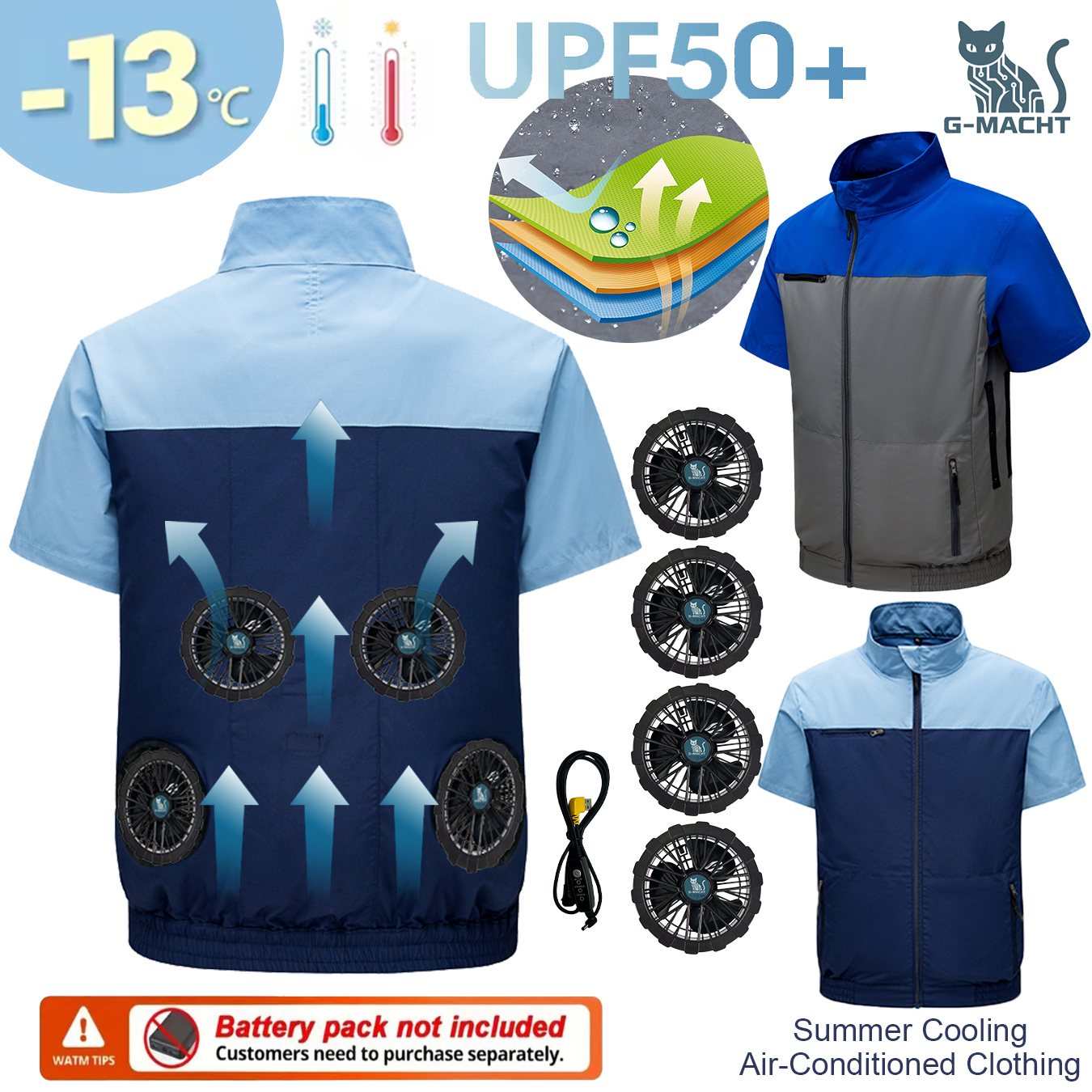 G-MACHT Men Summer Anti-Heat C - Men Formal Wear Clothes recension och pris