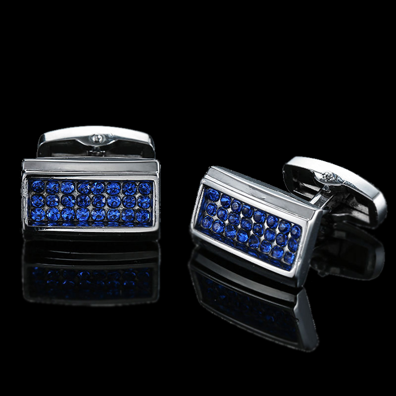 Men's Cufflinks Blue Butterfly - Dress Shirt French Cuff recension och pris