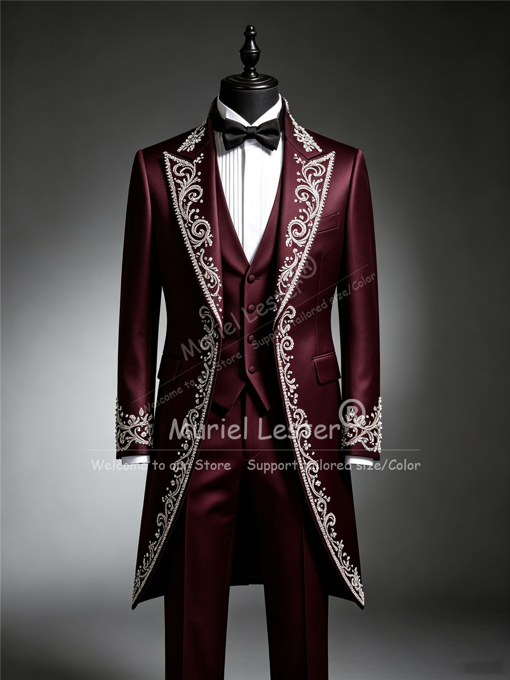 Man Brilliant Crystals Beading - Men Formal Wear Clothes recension och pris