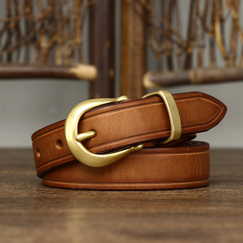 85-120cm Women Pure Real Cowhi - Formal Belt Leather Thin recension och pris