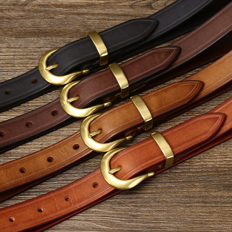 85-120cm Women Pure Real Cowhi - Formal Belt Leather Thin recension och pris