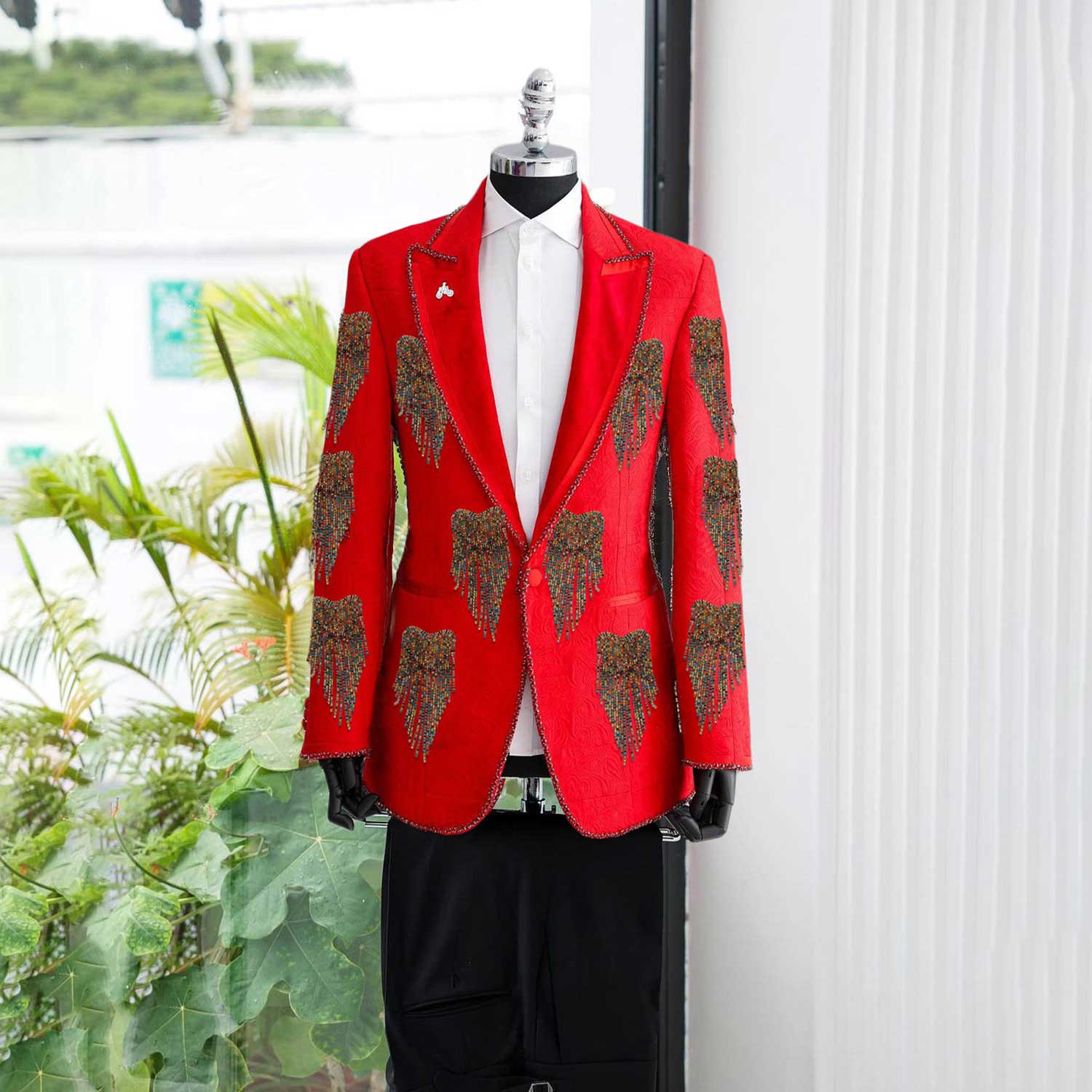 Fashion Wedding Men Suit Cryst - Formal Wear For Men Black Suit recension och pris