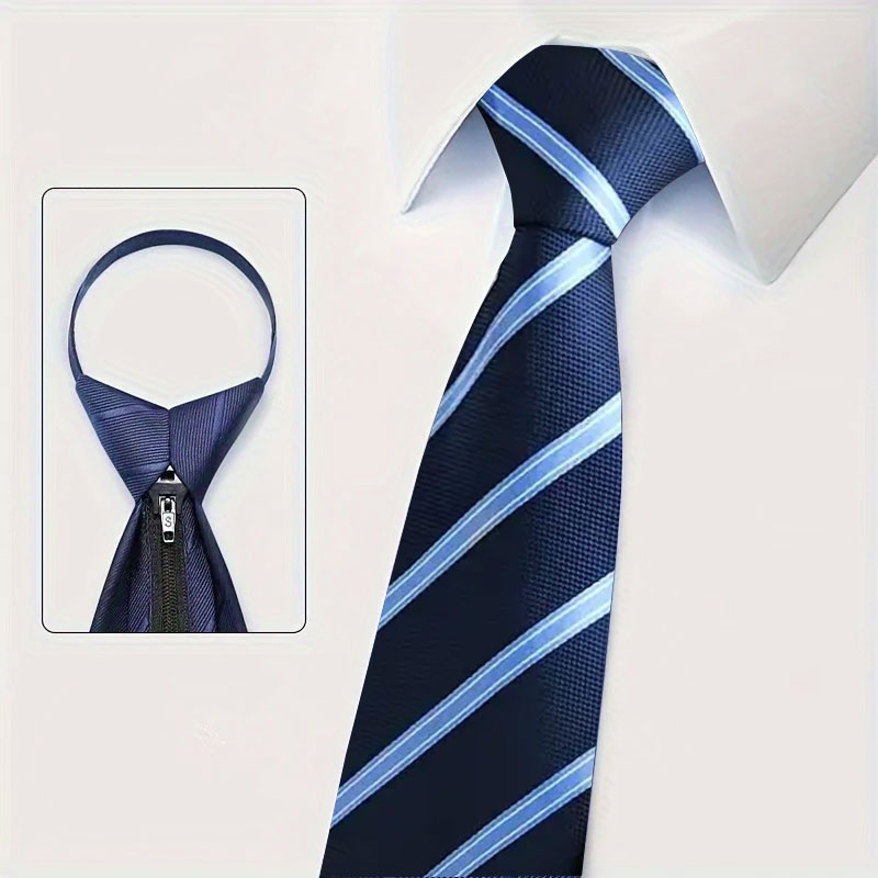 6Pcs Men's Zip Tie Ties 8cm (3 - Men Formal Wear With Tie recension och pris
