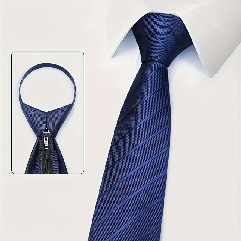 6Pcs Men's Zip Tie Ties 8cm (3 - Men Formal Wear With Tie recension och pris