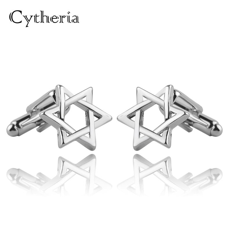 Hexagonal star Cufflinks For M - Dress Shirt French Cuff recension och pris