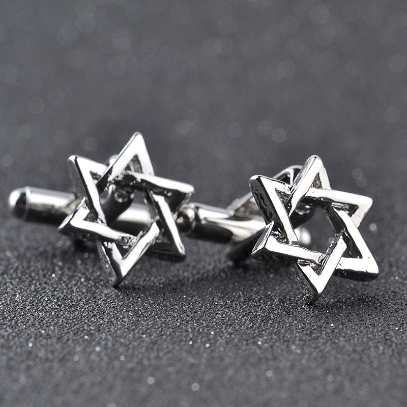 Hexagonal star Cufflinks For M - Dress Shirt French Cuff recension och pris