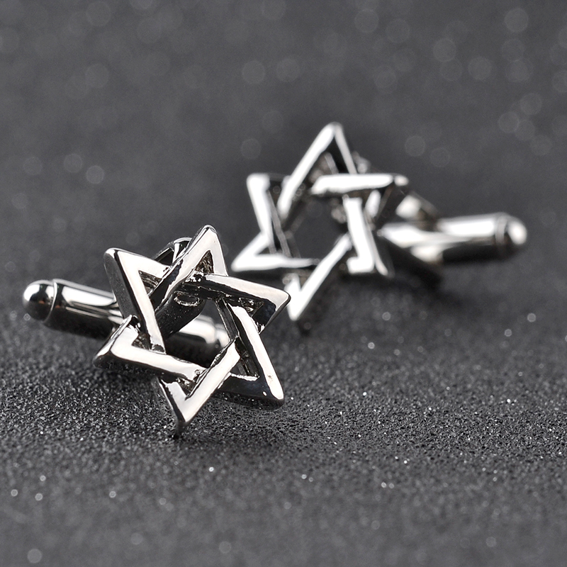 Hexagonal star Cufflinks For M - Dress Shirt French Cuff recension och pris