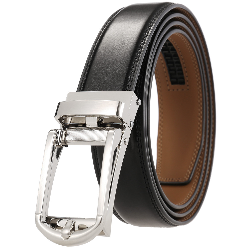 3-3.1cm Width Cowskin Leather  - Formal Belt Leather Thin recension och pris