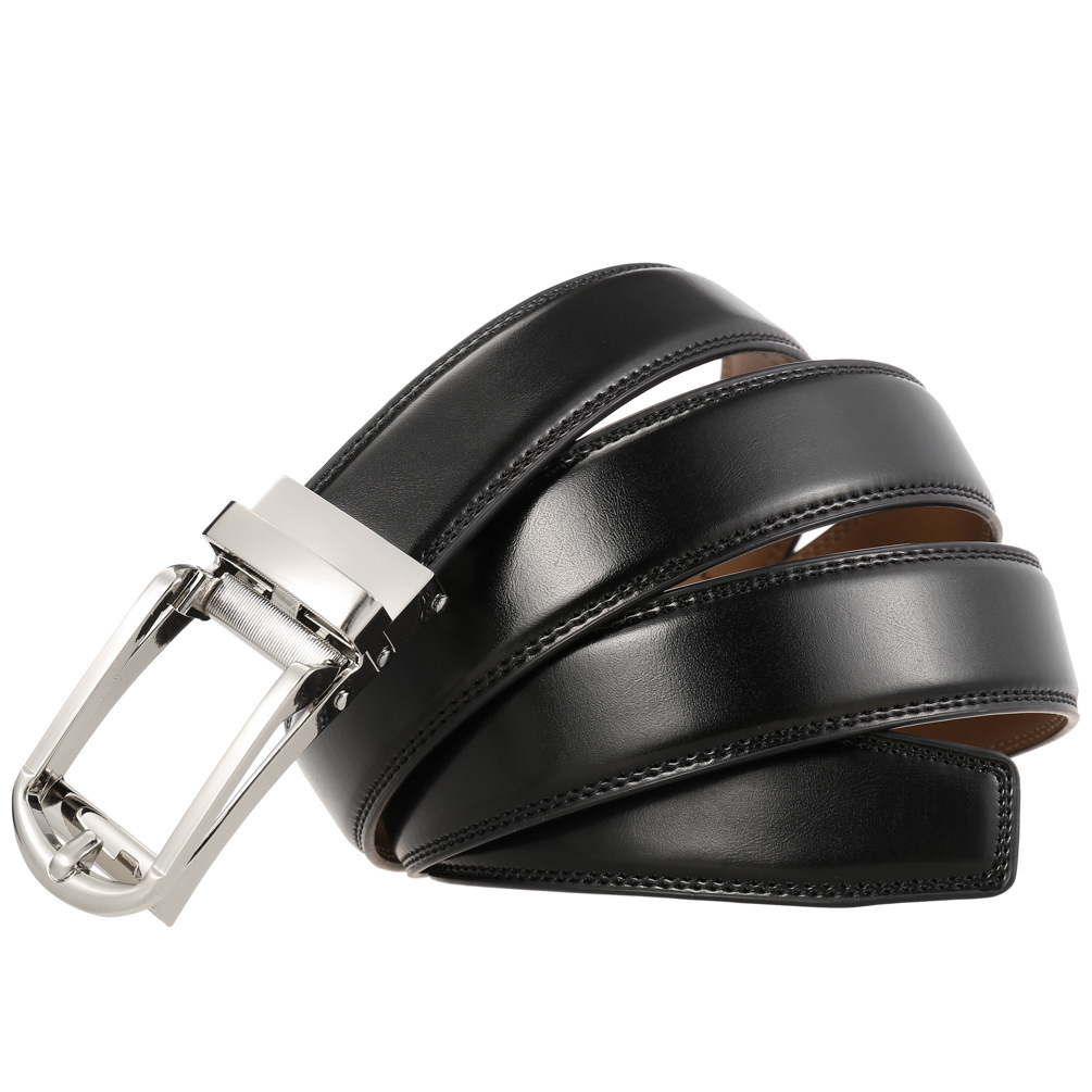 3-3.1cm Width Cowskin Leather  - Formal Belt Leather Thin recension och pris