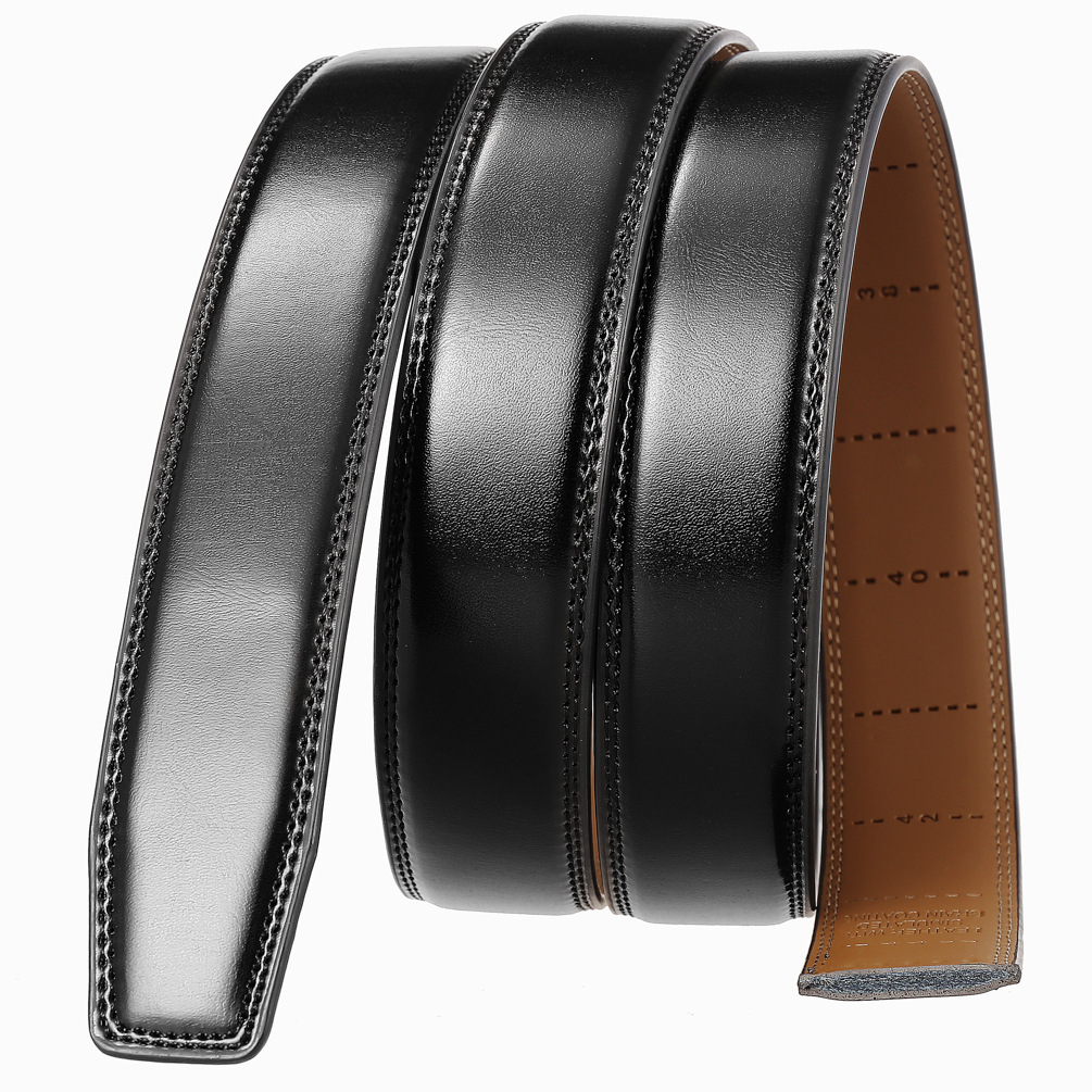 3-3.1cm Width Cowskin Leather  - Formal Belt Leather Thin recension och pris