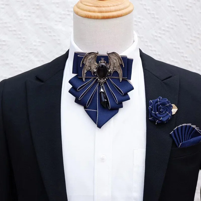 Men's Bow Tie Brooch Set Briti - Men Formal Wear With Tie recension och pris