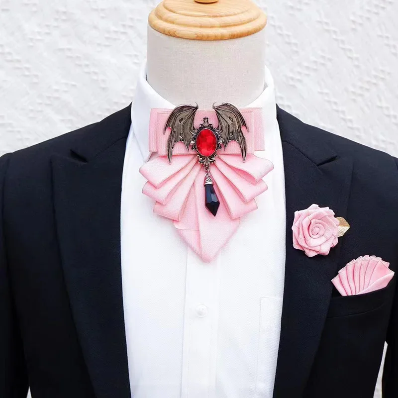 Men's Bow Tie Brooch Set Briti - Men Formal Wear With Tie recension och pris
