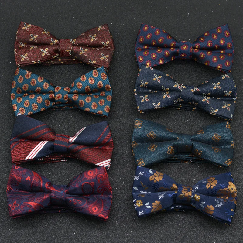 Bow tie men wedding double gro - Men Formal Wear With Tie recension och pris
