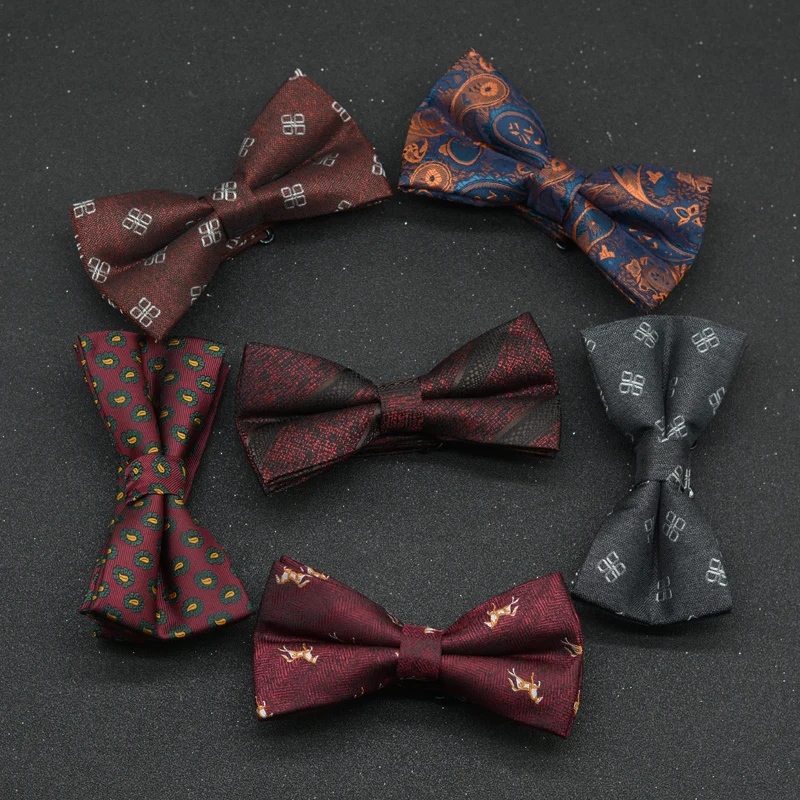 Bow tie men wedding double gro - Men Formal Wear With Tie recension och pris