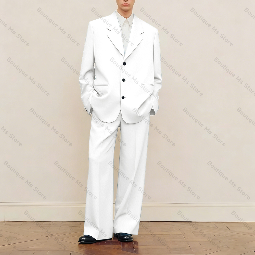 Men's Black Oversized Suit Set - Formal Wear For Men Black Suit recension och pris
