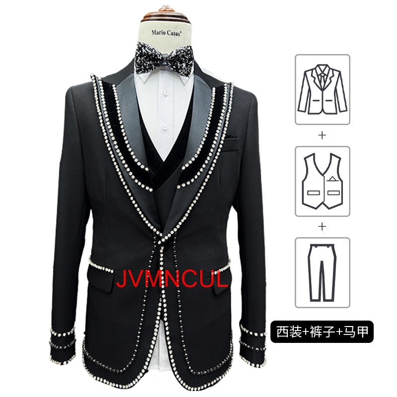 Men's Fashion 3 Piece Suit Sli - Men'S Formal Wear For Reception recension och pris