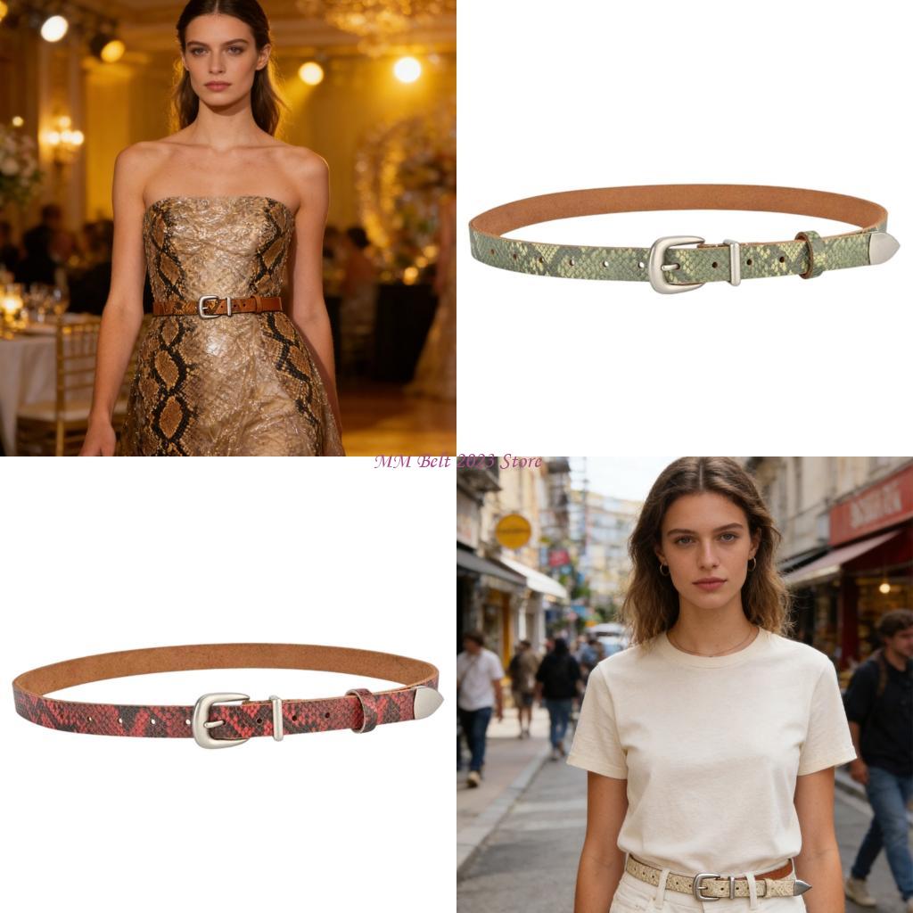 49ME Trendy Thin Waistband For - Formal Belt Leather Thin recension och pris