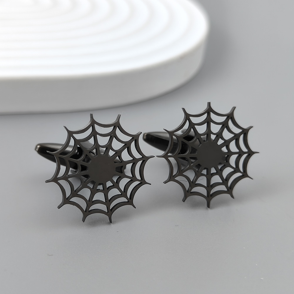 Silver spider web hollow gold- - Dress Shirt French Cuff recension och pris